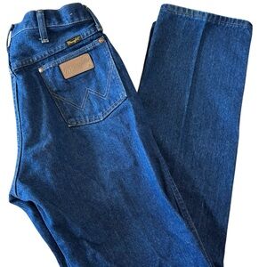 VTG Wrangler 0013MWZ Cowboy Cut Original Fit Men’s Jeans 34x33 Blue Denim USA